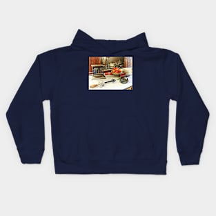 Kitchens - Bowl Of Tomatoes On Counter Kids Hoodie